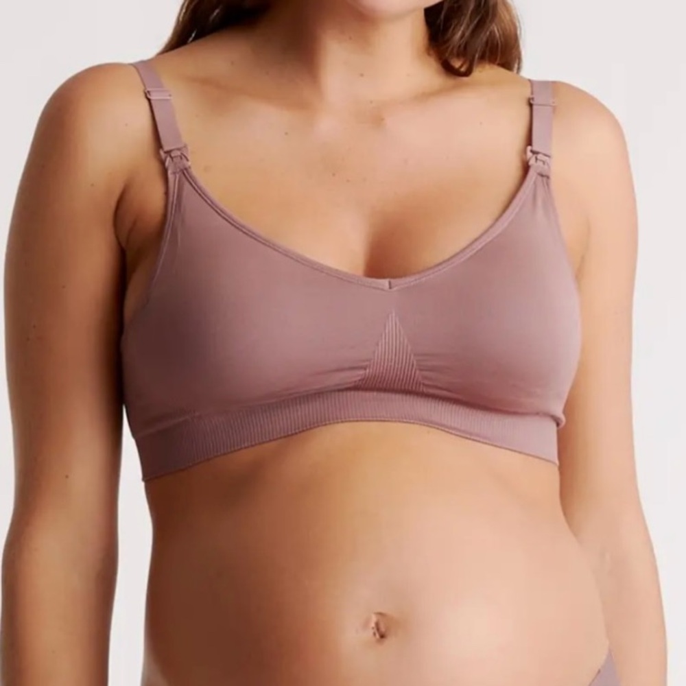 Quince Seamless Maternity and Nursing Bra